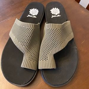 Yellow Box Olive Green Sandals